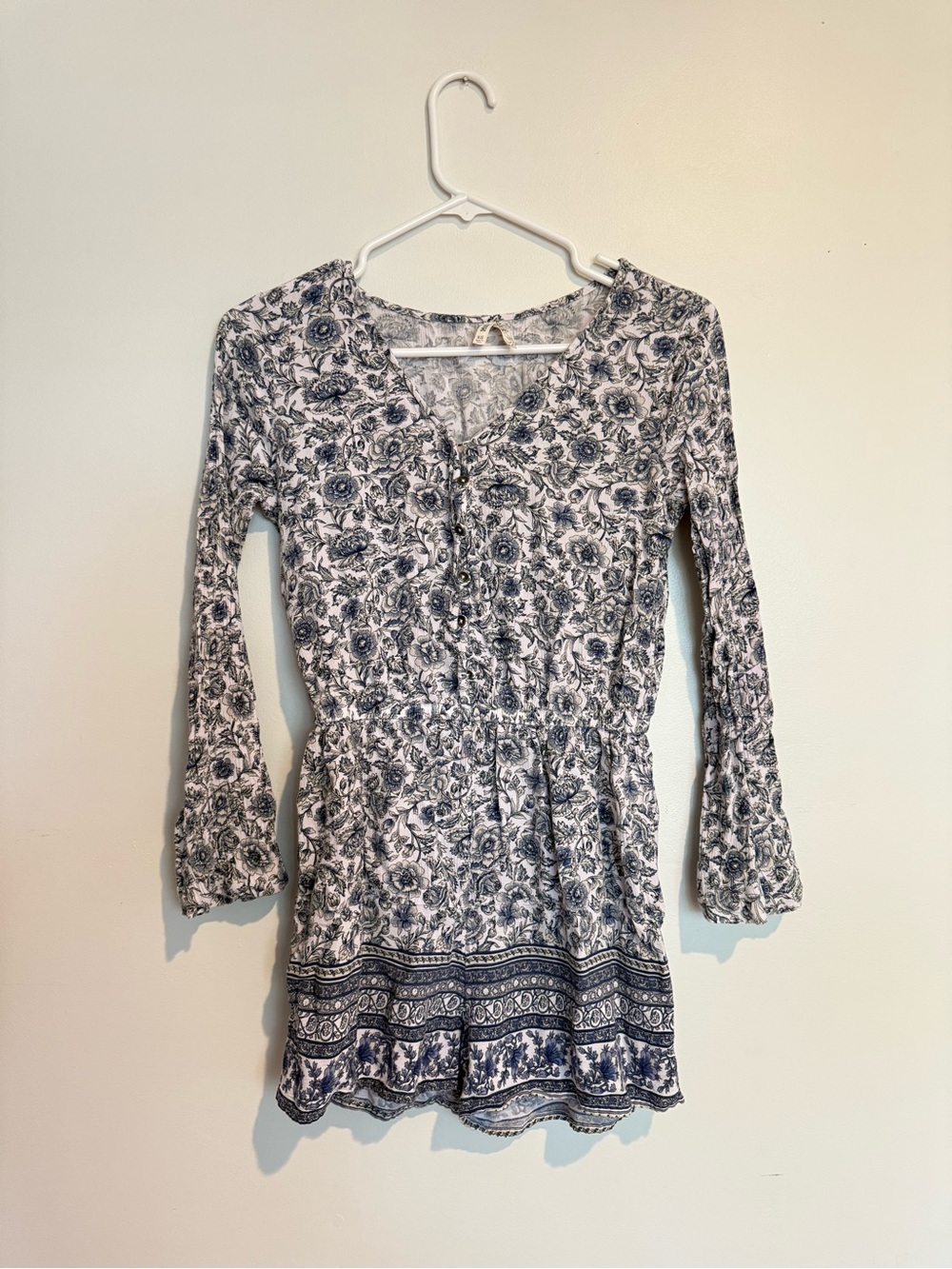 Mudd Boho Floral Romper